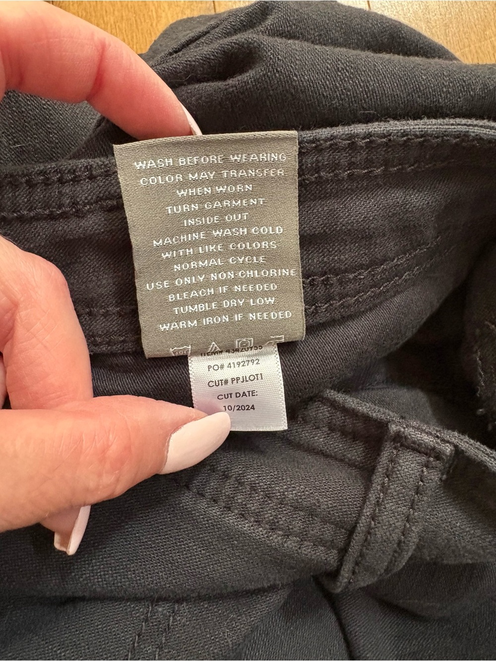 Torrid Black Wide-Leg Lace-Up Back Utility Crop Pants Size 18 - Picture 14 of 14